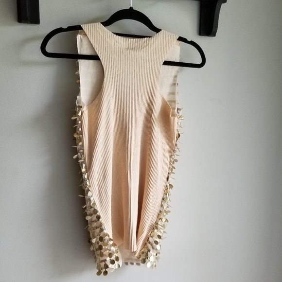 👚LONDON PIE GOLD EMBELLISHED TOP - Picture 4 of 4